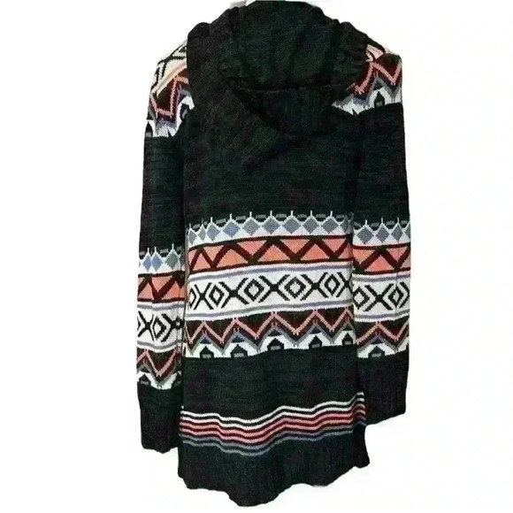 No Boundaries long open cardigan with hood women’s size XS - Picture 7 of 13